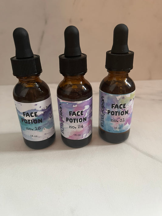 filthy clean: face potion 🪄