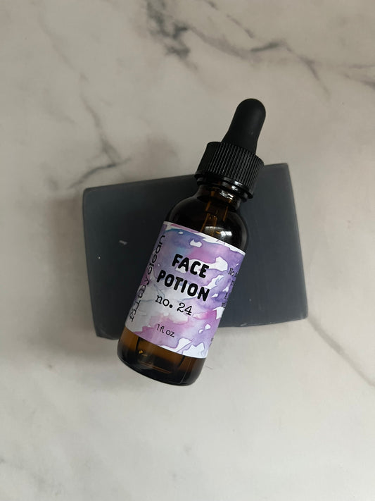 filthy clean: black gold + face potion